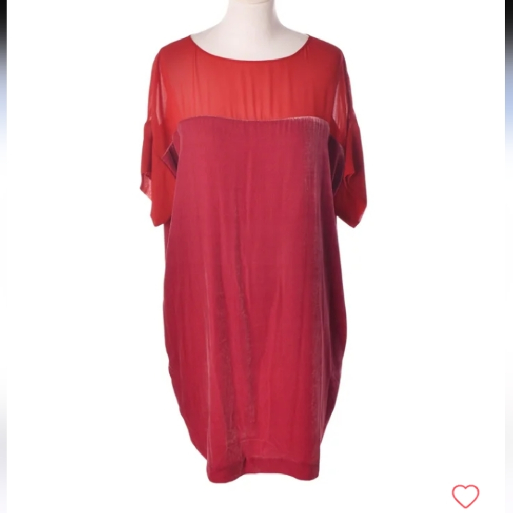 DAY BIRGER et MIKKELSEN Silk & Velvet Dress